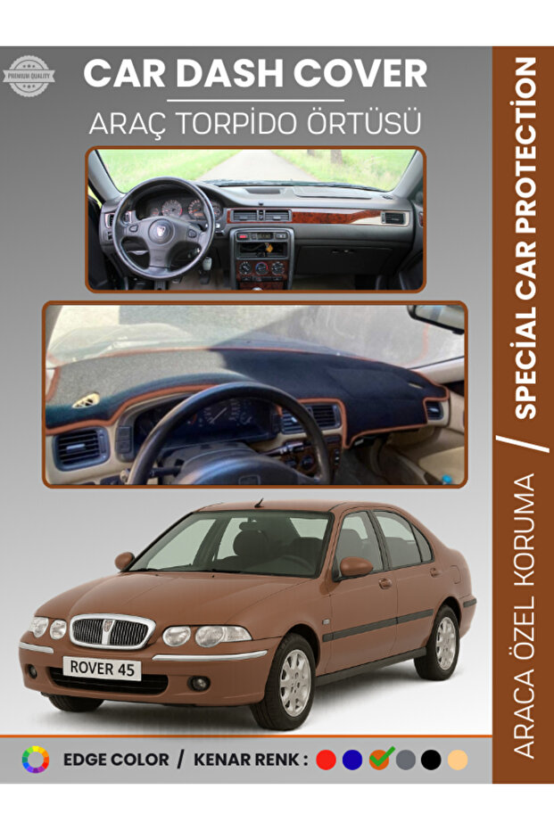 Rover 45 (1999-2005) Dashboard Cover Panel Rug Dashboard Protection Perfect Fit Prevents Cracking Quick Installation