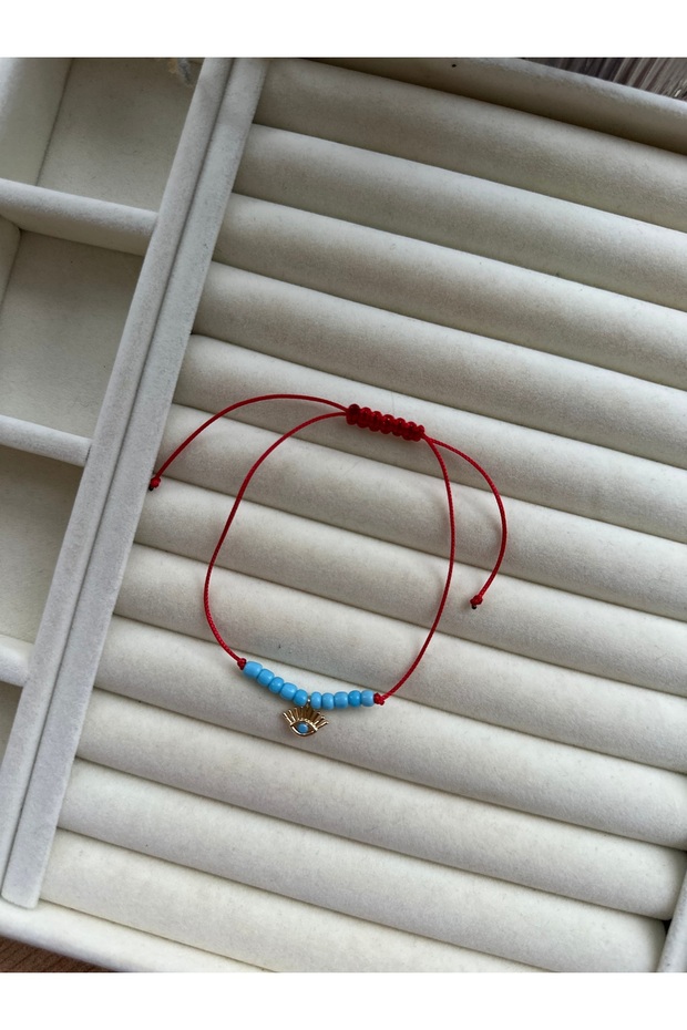 Boncuklu İp Halhal - 4