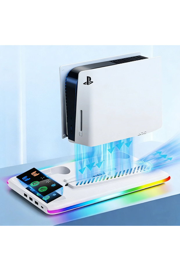 General base for PS5/SLIM/PRO, multi-functional stand, hand rest - 5