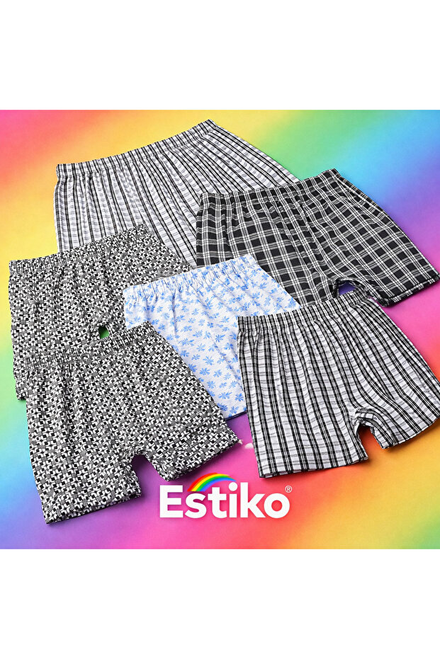 Economical Men's Boxer Shorts 6 Pieces