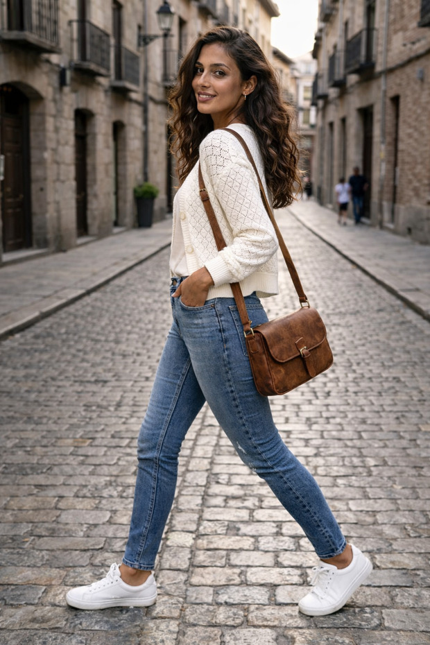 Ajurlu Triko Hırka - 2