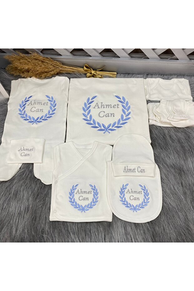10 Piece Embroidered Hospital Discharge Set