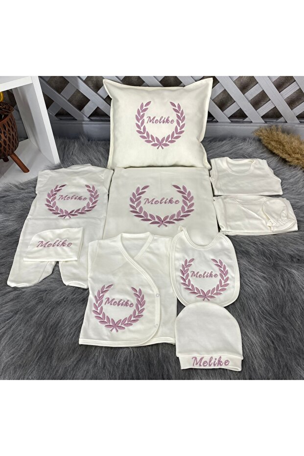 11 Piece Embroidered Hospital Discharge Set
