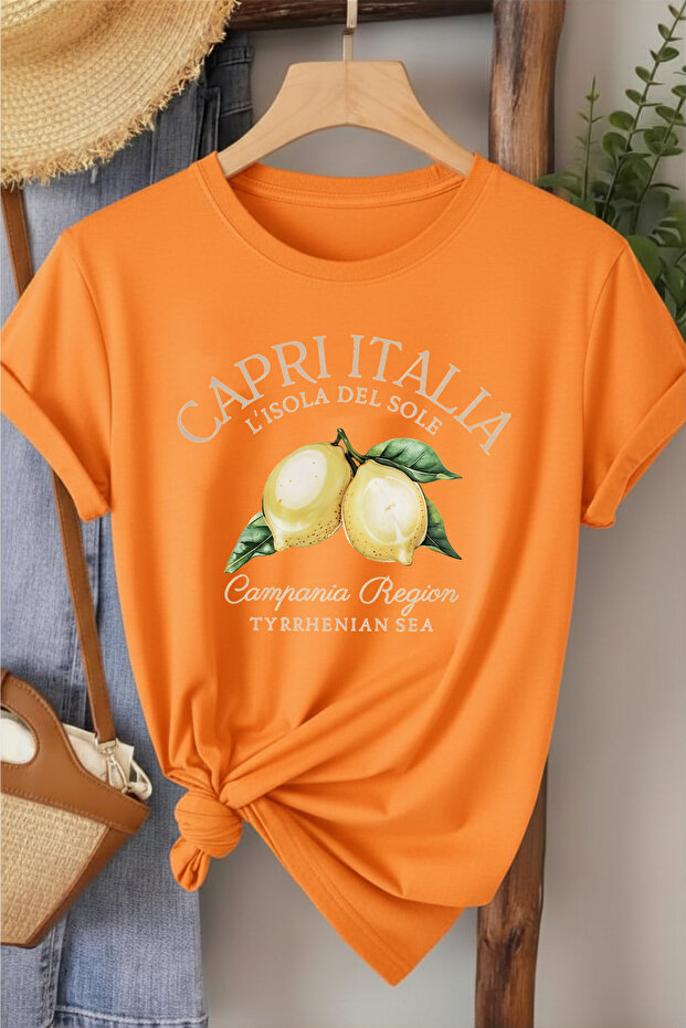 Capri Italy Printed Women's T-Shirt