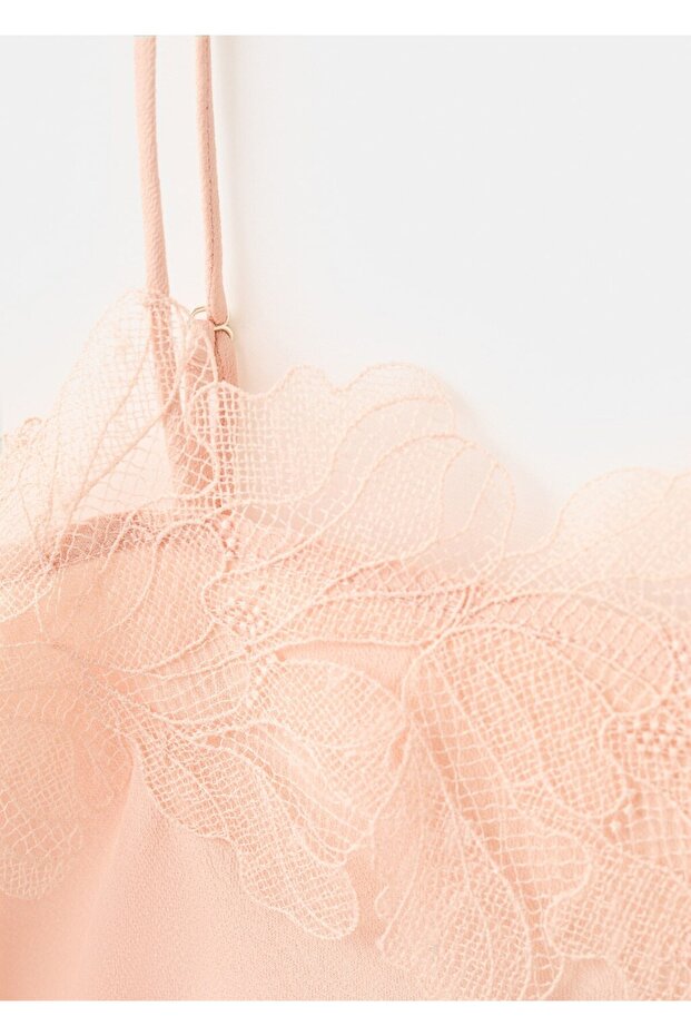 Dantel süslemeli bluz - 7