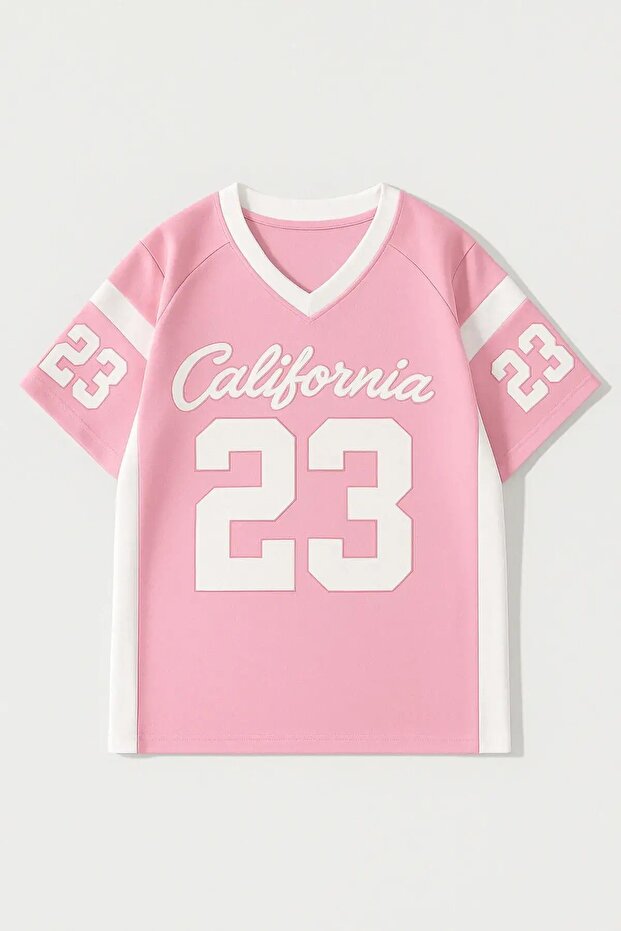 Minga London Pembe California 23 Detail Unisex Jersey Forma