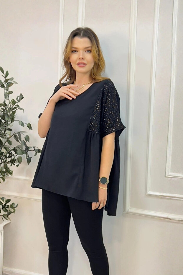 Omuzu Pullu Bluz - 6