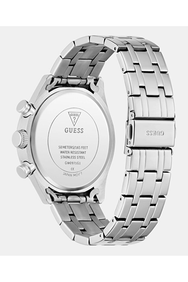 Mens Silver Tone Multi-function Watch - 3