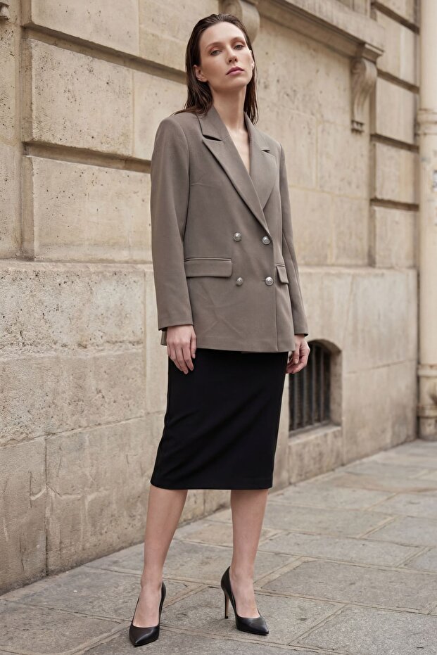 سترة نسائية بأزرار من MY FASHION
