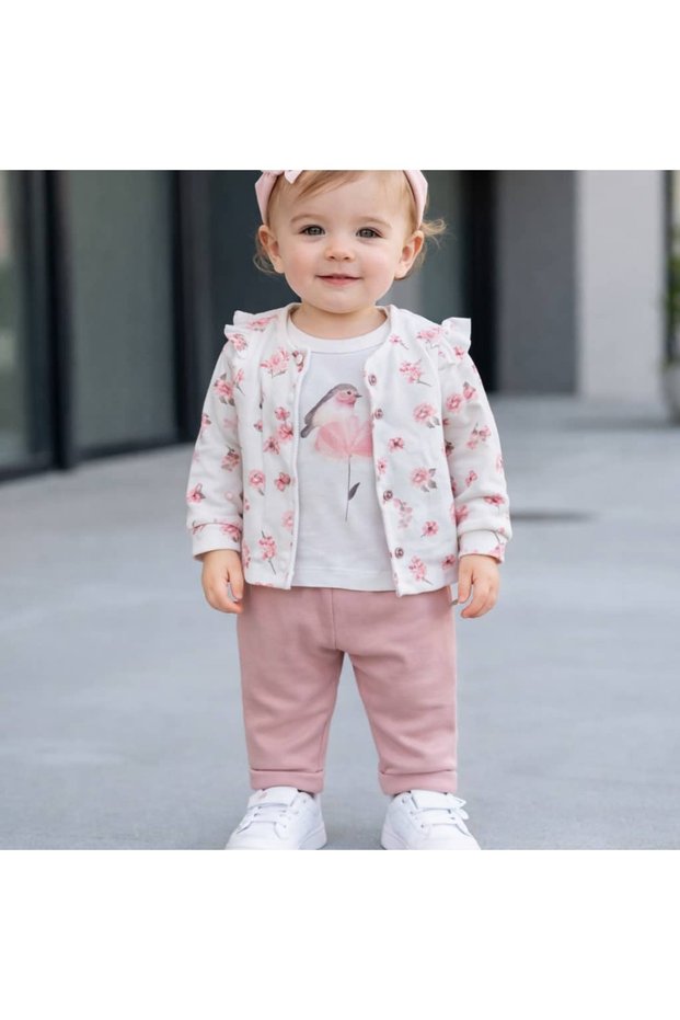 Baby Girl Set - Set of 3 - Floral