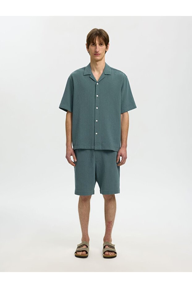 Kurzarmhemd Relaxed Fit - 4
