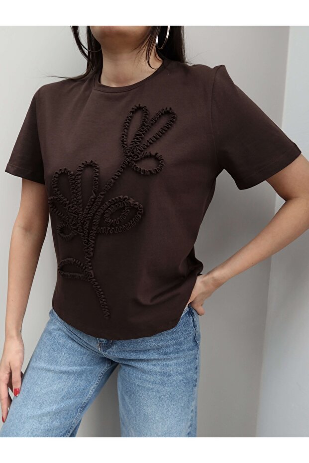 Flower Pattern Tshirt - 2