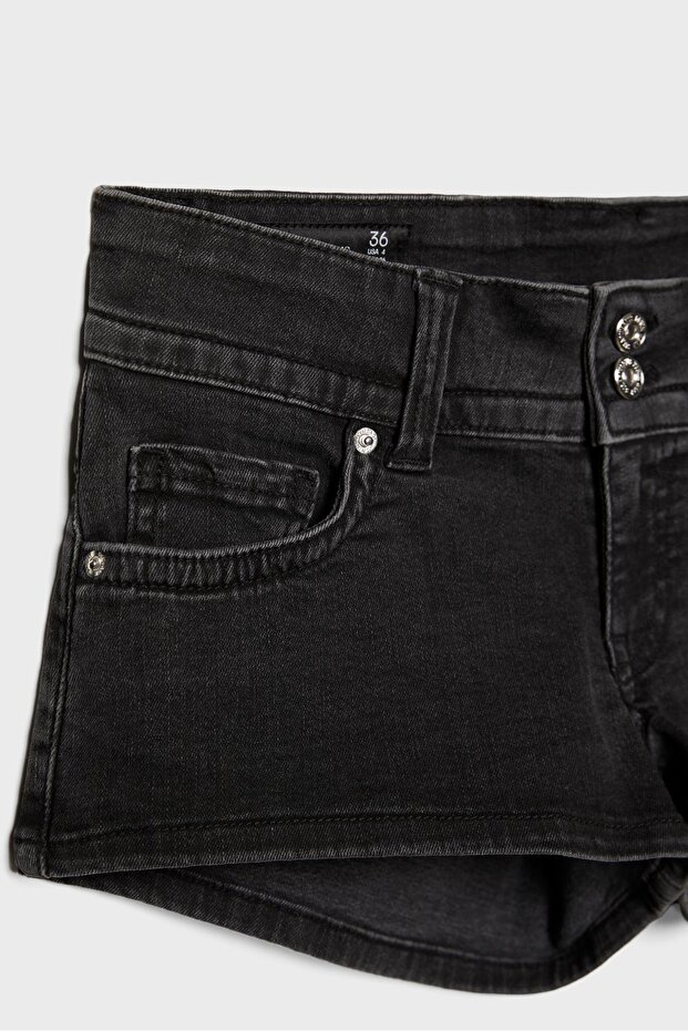 D76 Mikro denim şort - 8