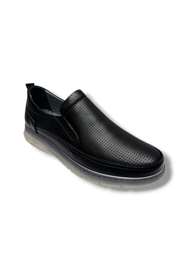 2038-26 Genuine Leather Anatomical Elastic Men's Shoes
