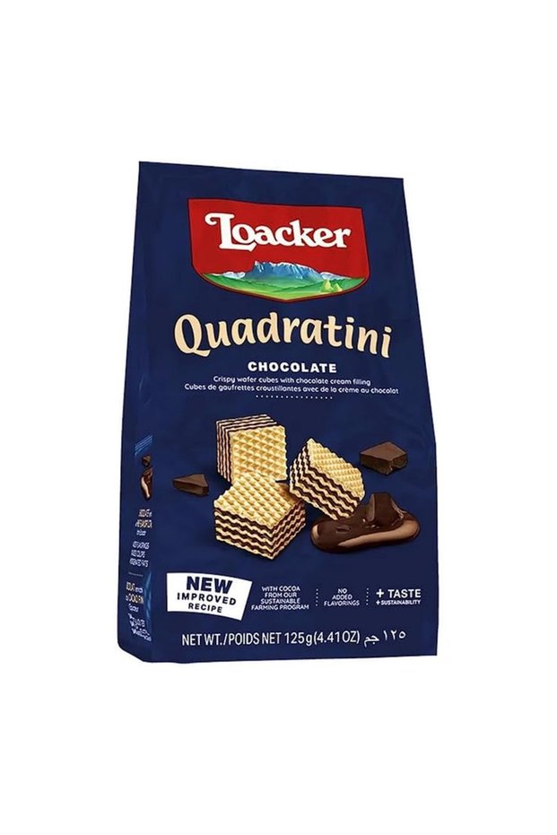 Pure Dark Cocoa Wafer Rolls Thick Chocolate Cream Injection (125g)
