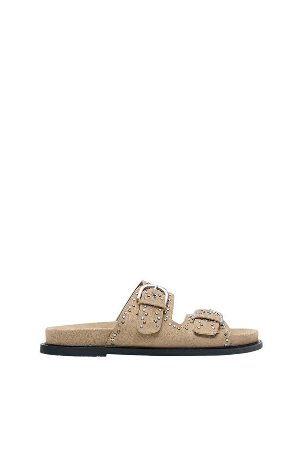 Zımbalı tokalı sandalet - 2