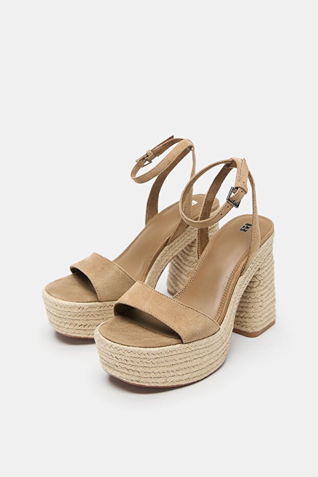 Jüt topuklu sandalet - 4
