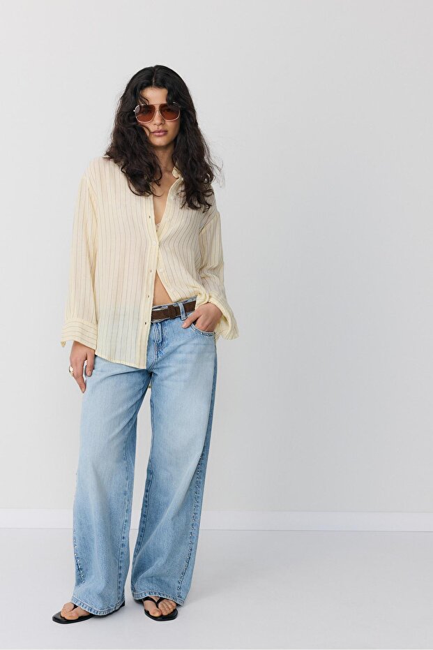 Basic çift kumaş gömlek - 2