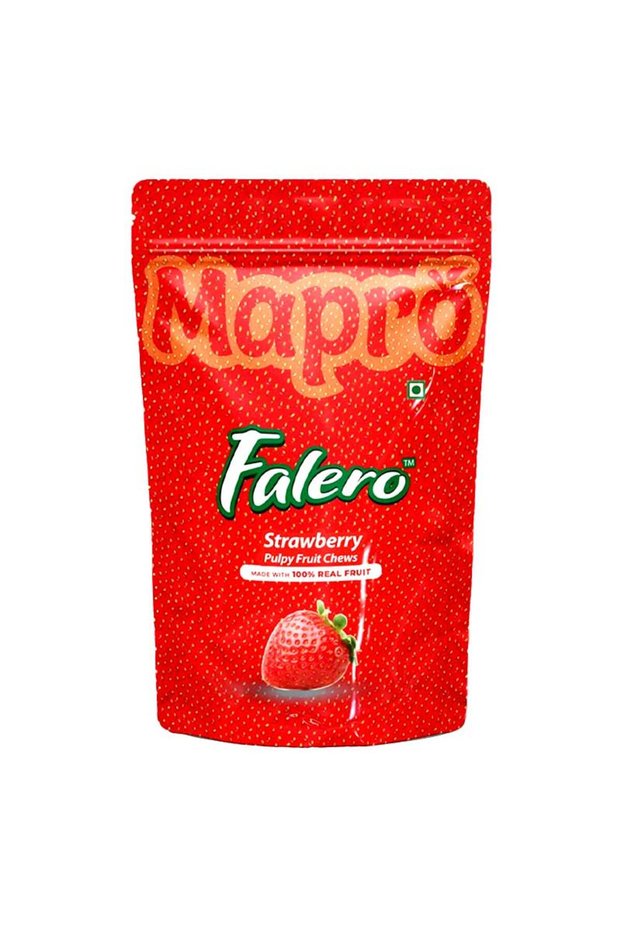Falero Pulpy Sweet Strawberry Fruit Chews Pouch (175g)
