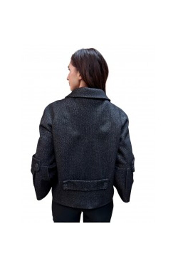 Short Cape, Black-Anthracite - 4