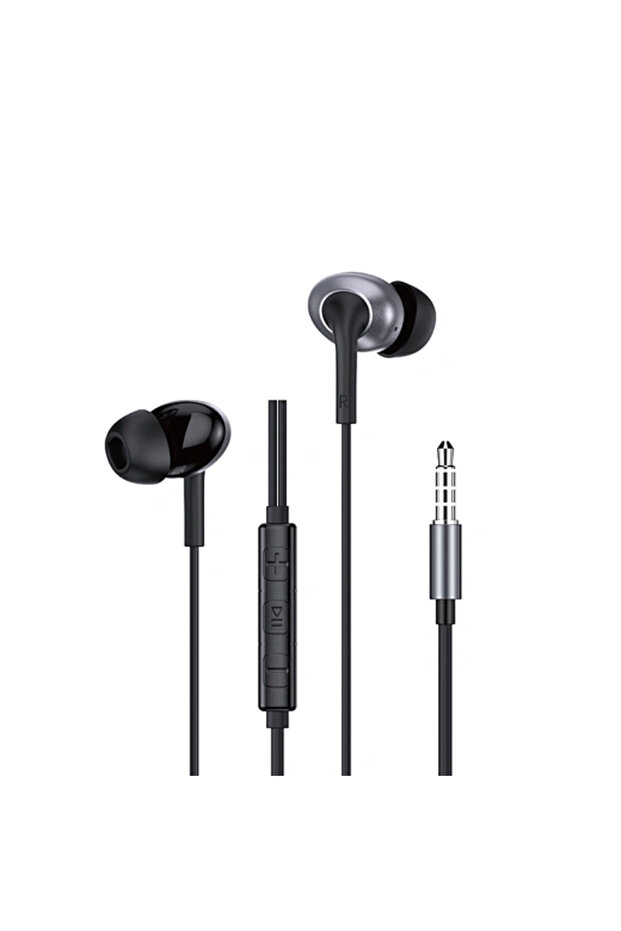 EB317 Stereo Wired Earbuds 3.5mm - Black