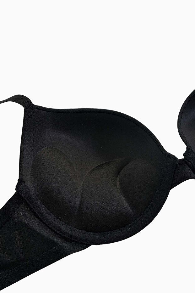 Andes Micro Bra - Double Push Up, Extra Padded - Basic - 2527 - Black - 5