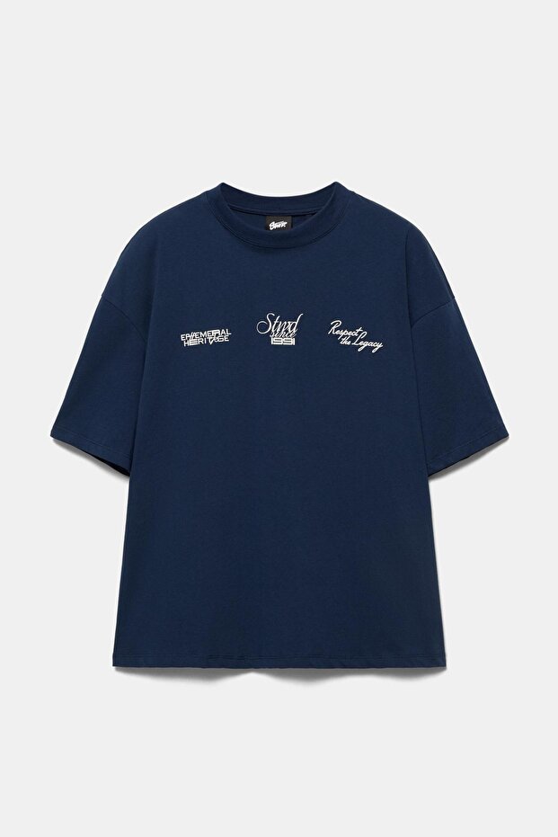 Mavi STWD grafik tişört - 7