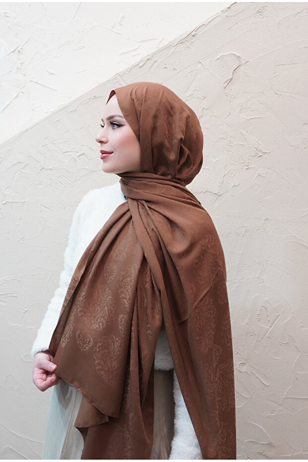 Ethnic Pattern Modal Jacquard Shawl