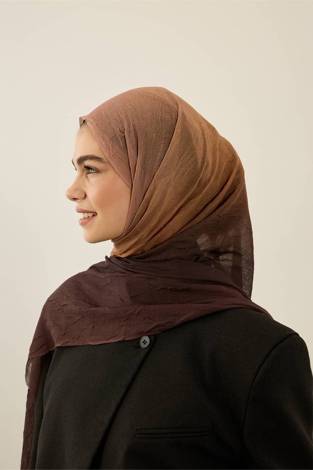 شال أيا كراش بنمط متدرج الألوان - 1