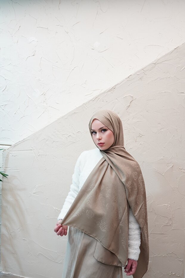 Ethnic Pattern Modal Jacquard Shawl