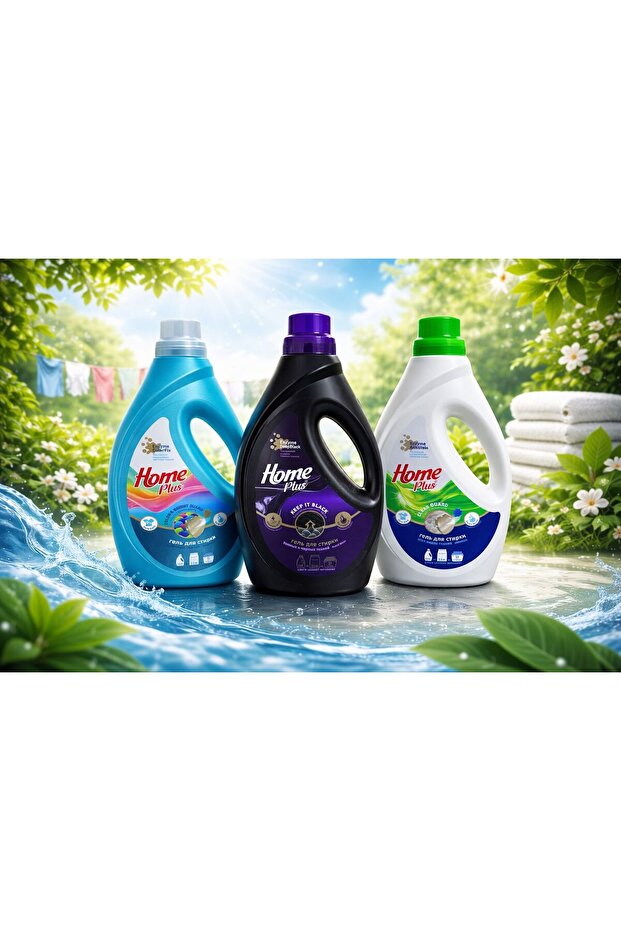 Home Plus- Gel Wash- 1.3 L- 3 color