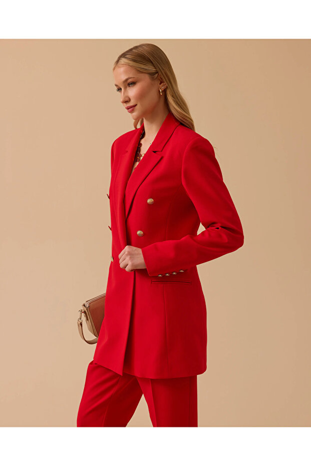 Kruvaze Klasik Ceket - 4