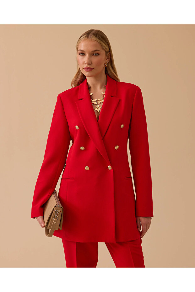 Kruvaze Klasik Ceket - 1