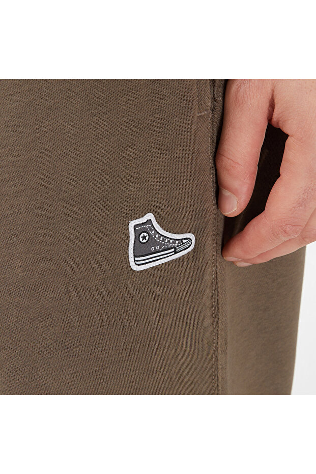 Sneaker Patch Erkek Gri Eşofman Altı - 6