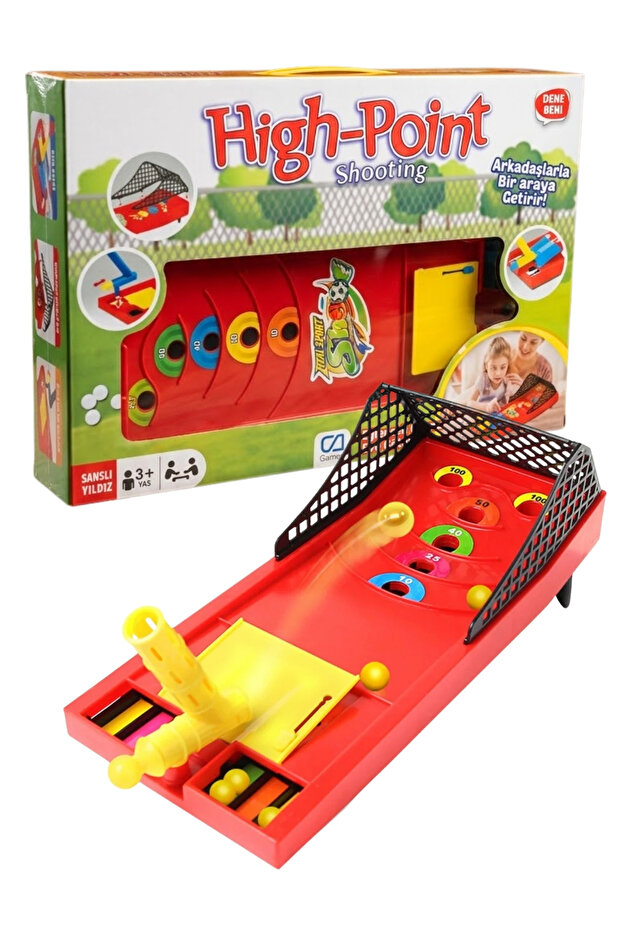 High-Point +3 Fun Multiplayer Competitive Scoring Family Kids Game for 3+ Years Old Children