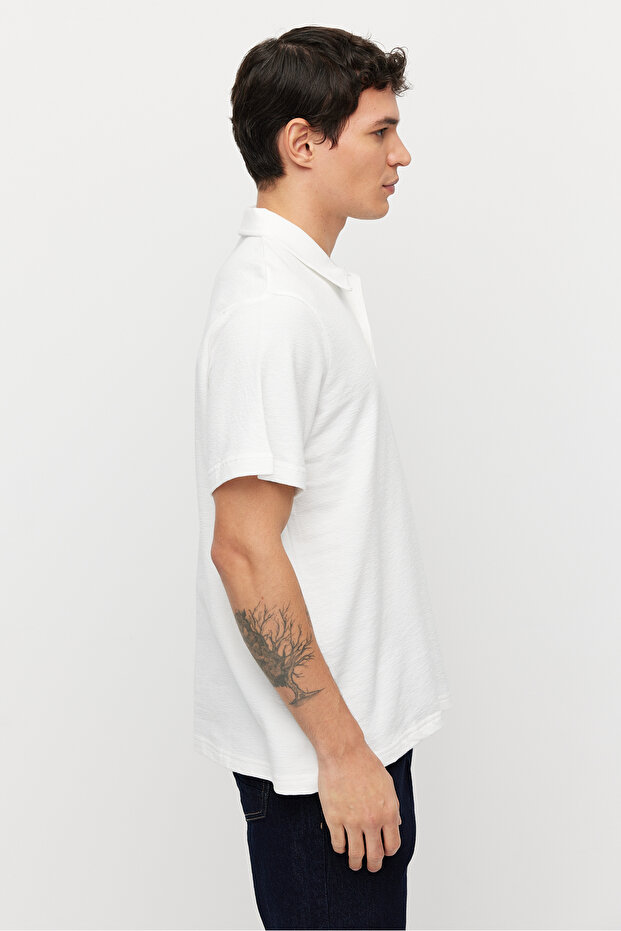 Men's Polo Neck Basic T-shirt - 3