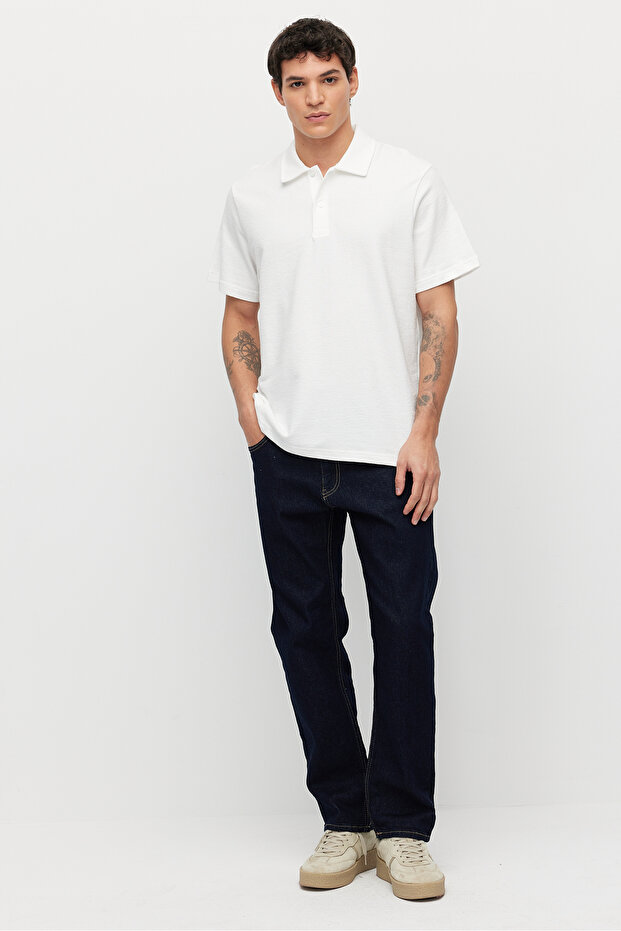Men's Polo Neck Basic T-shirt - 7