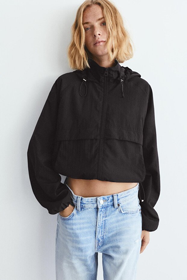 Kapüşonlu hafif ceket - 1