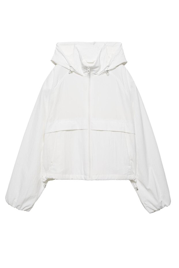 Kapüşonlu hafif ceket - 3