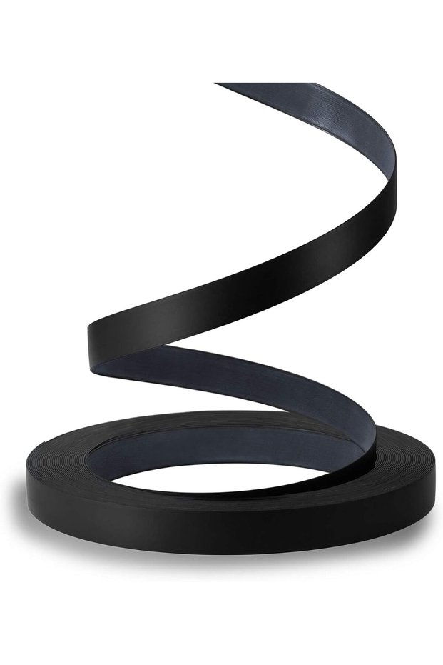 Black Edge Banding 7/8" x 50ft Non Glued PVC Edge Banding Cabinet Edge Banding for Countertop