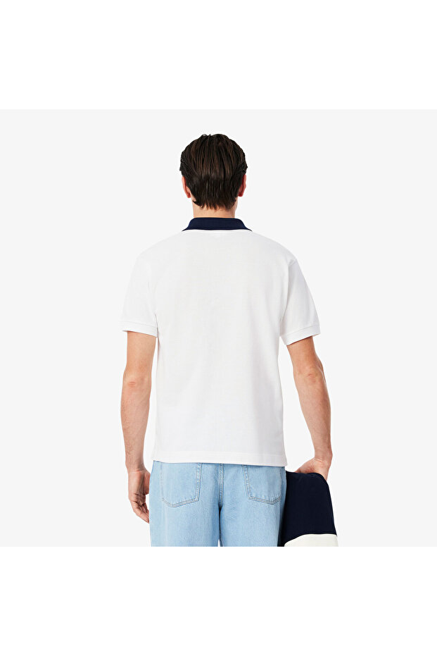 L.12.12 Erkek Classic Fit Beyaz Polo - 3