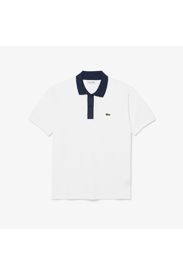 L.12.12 Erkek Classic Fit Beyaz Polo - 4