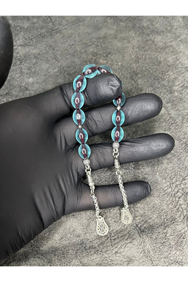 Zaza Sallamalık High-End Smoke Color Powder Amber Prayer Beads