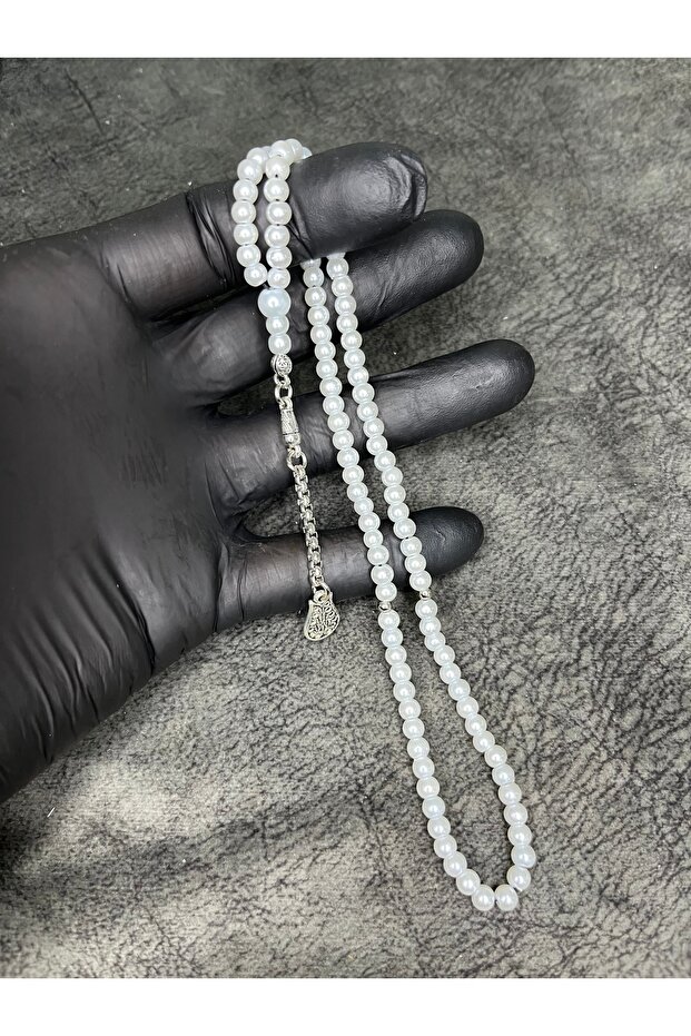 99' Bureaucrat Size Glass-Coated Pearl High-End Prayer Beads