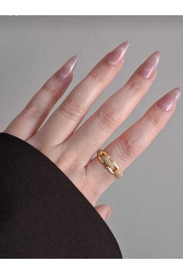 Gold Tiny Ring Adjustable - 1