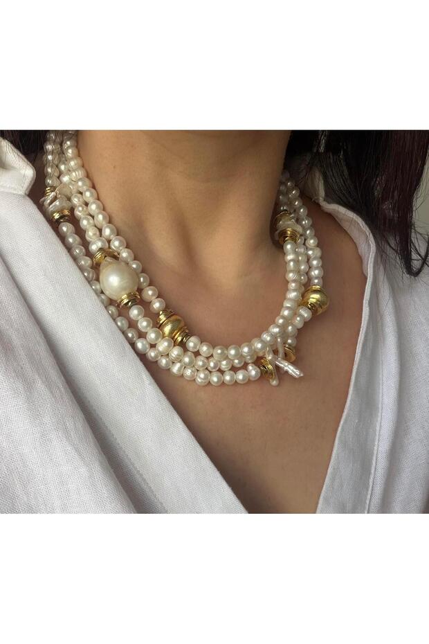 Çelik İnci Kolye - 2