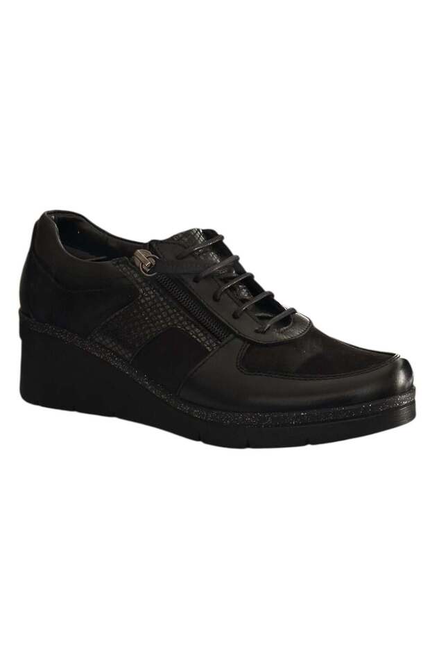 13103-g Lydie Black Women's Comfort Leather Shoes