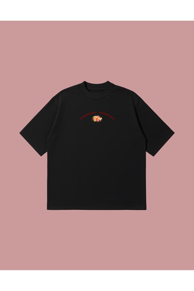 Turkısh Sweet Boxy Fit Oversized Unisex 100% Cotton Pack Tshirt – Printed T-Shirt | Streetwear