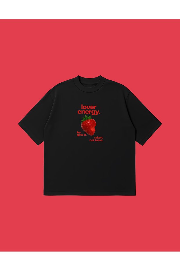 Lover Energy Boxy Fit Oversized Unisex 100% Cotton-Pack T-Shirt – Printed T-Shirts | Streetwear