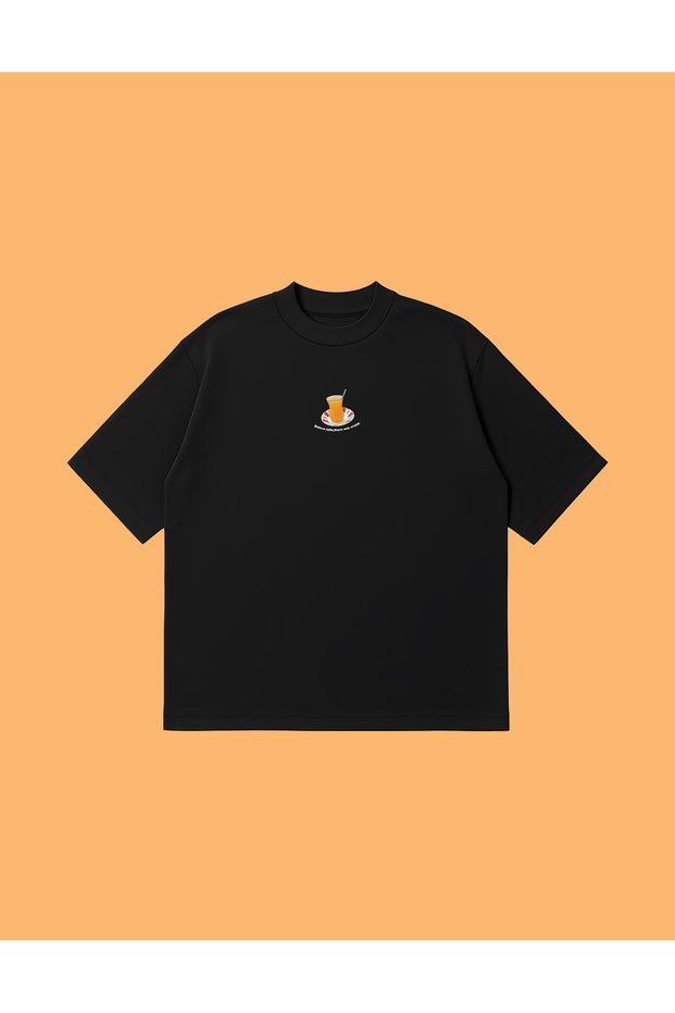 Oralet Tea Boxy Fit Oversized Unisex 100% Cotton Pack T-Shirt – Printed T-Shirt | Streetwear